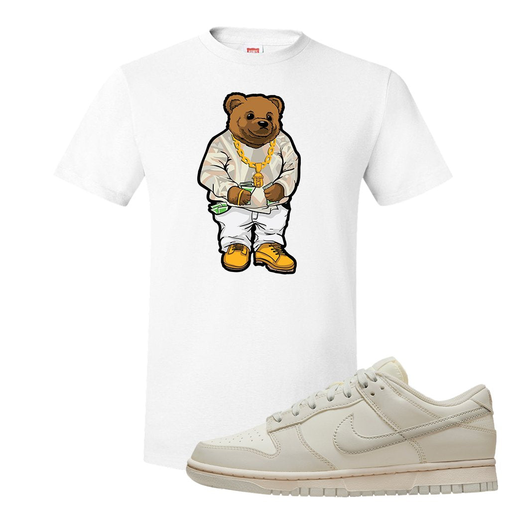 SB Dunk Low Light Bone T Shirt | Sweater Bear, White