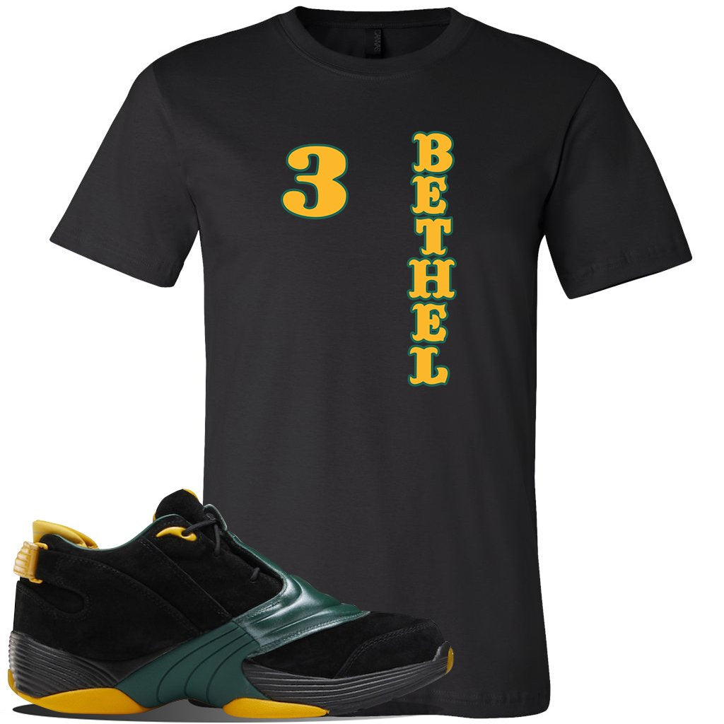 Bethel High Answer 5s T Shirt | Bethel 3 Vertical, Black