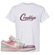 Air Jordan 1 Low Pastel T Shirt | Crooklyn, Ash