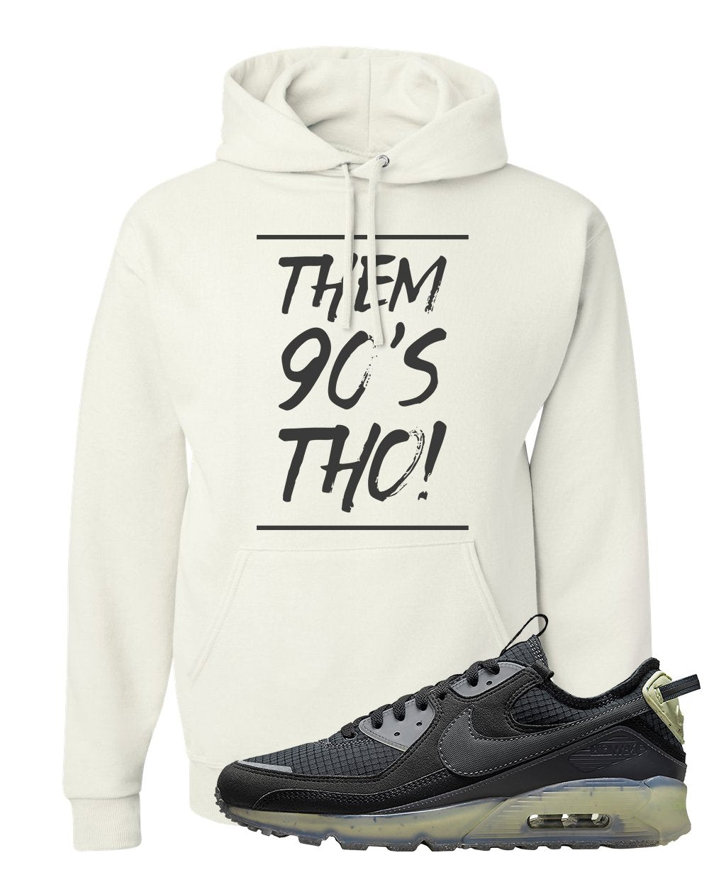 Terrascape Lime Ice 90s Hoodie | Them 90's Tho, White
