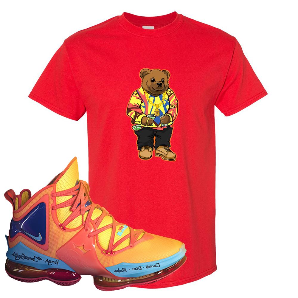 Lebron 19 Tune Squad T Shirt | Sweater Bear, Red