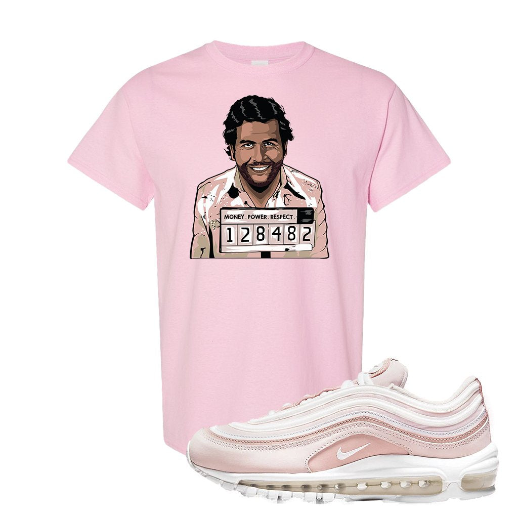 Barely Rose 97s T Shirt | Escobar Illustration, Light Pink