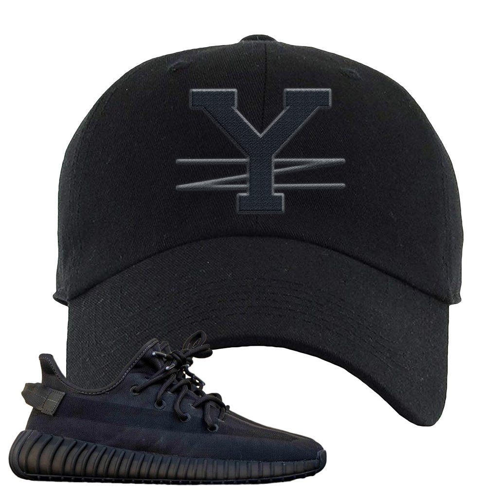 Yeezy Boost 350 v2 Mono Cinder Dad Hat | YZ, Black