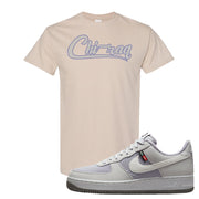 Toasty Low 1s T Shirt | Chiraq, Natural