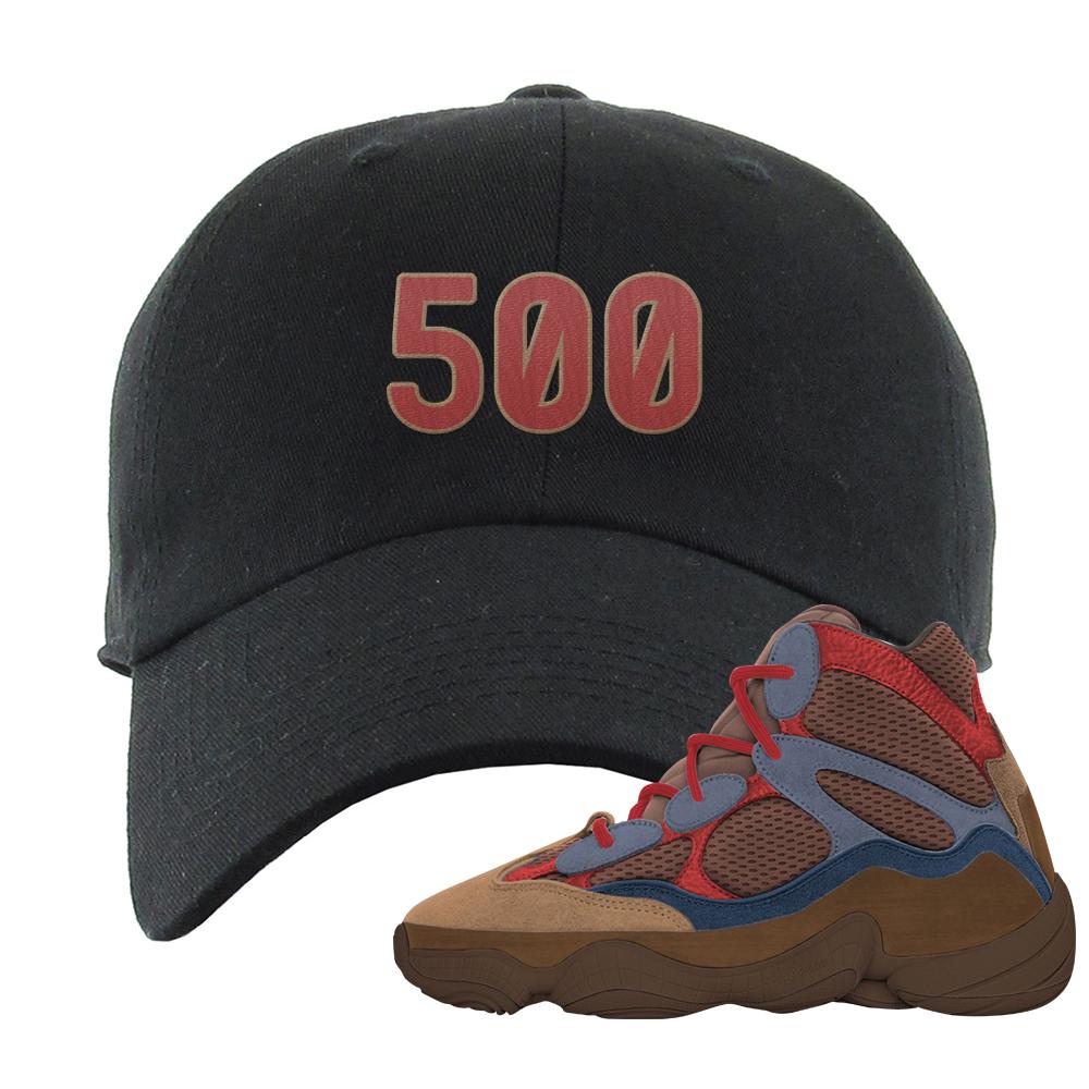 Yeezy 500 High Sumac Dad Hat | 500, Black