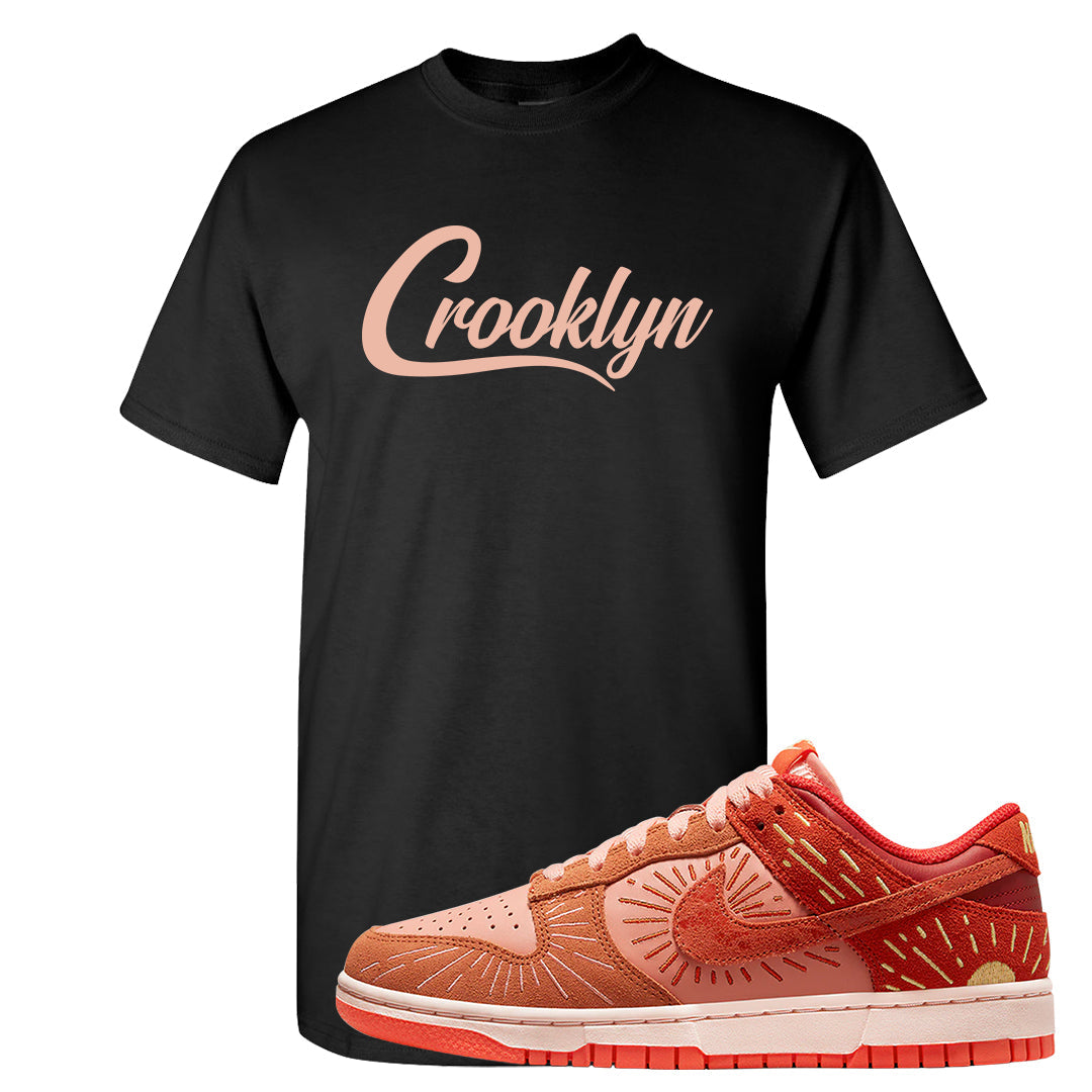Solstice Low Dunks T Shirt | Crooklyn, Black