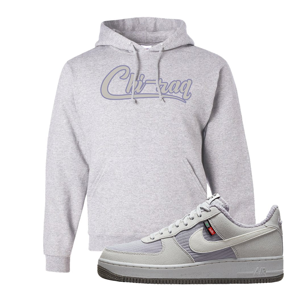 Toasty Low 1s Hoodie | Chiraq, Ash