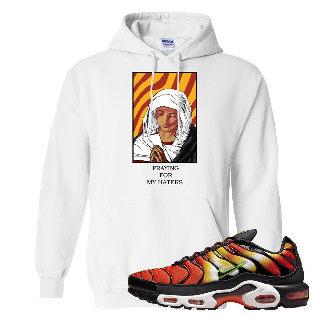 Sunset Gradient Pluses Hoodie | God Told Me, White