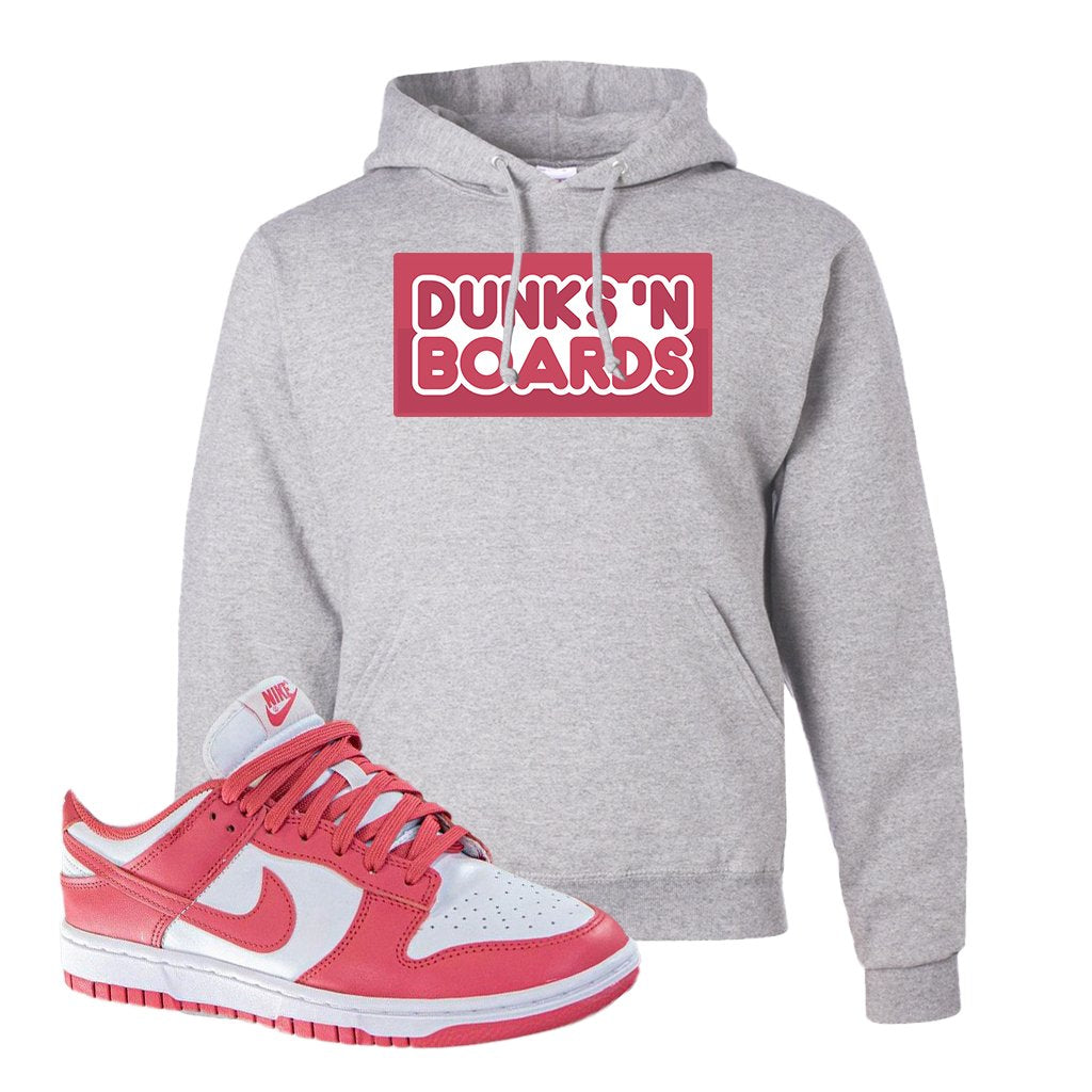 Archeo Pink Low Dunks Hoodie | Dunks N Boards, Ash