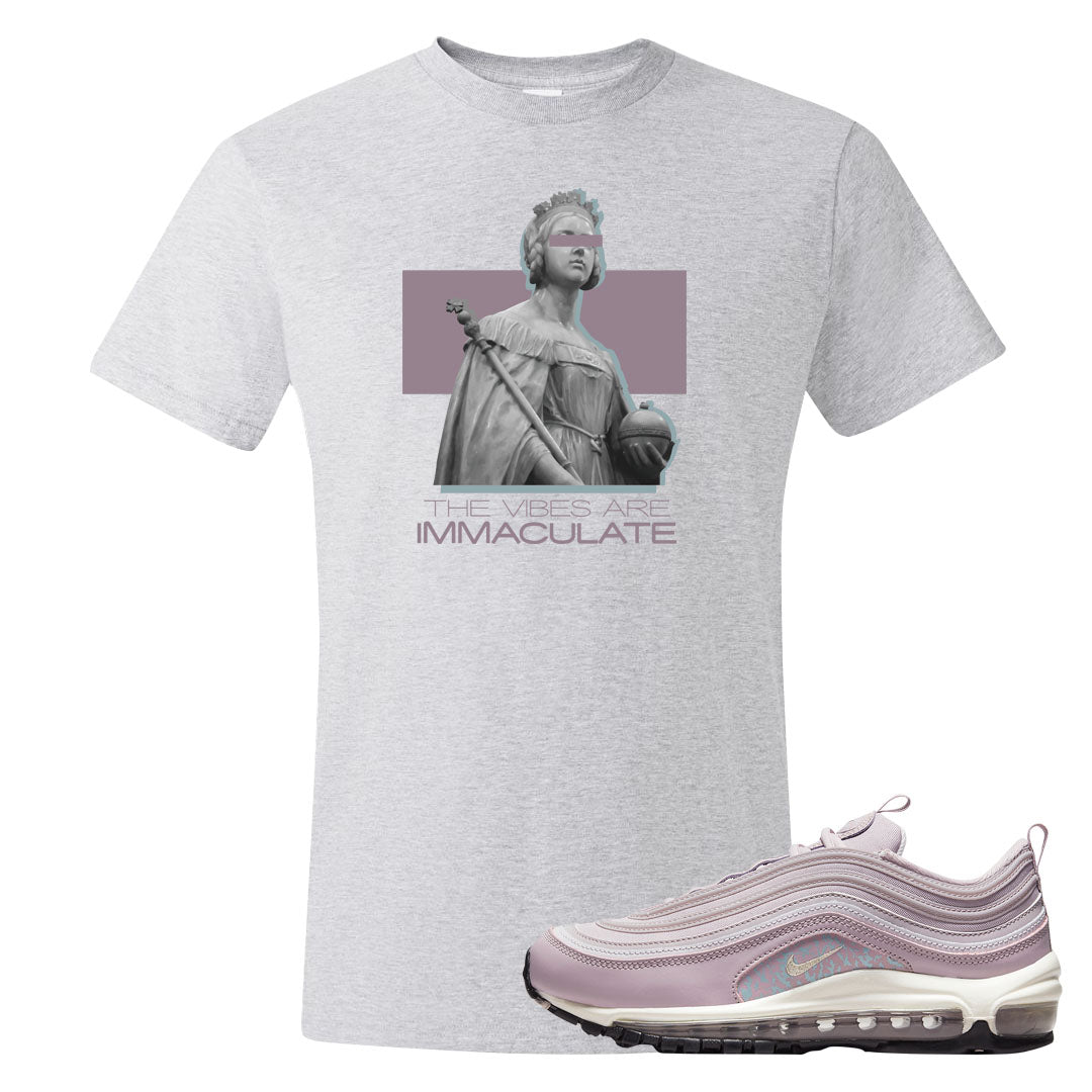Plum Fog 97s T Shirt | The Vibes Are Immaculate, Ash