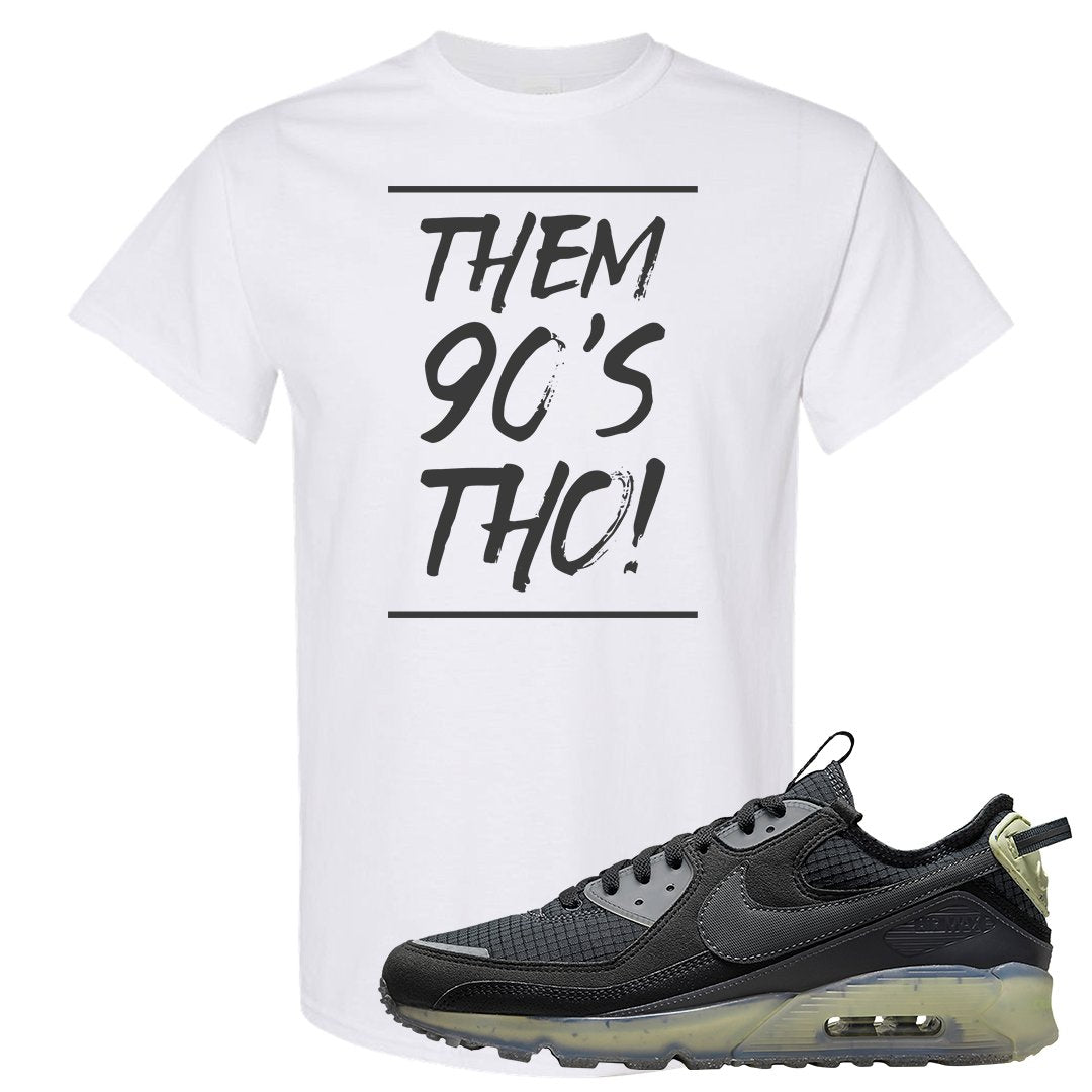 Terrascape Lime Ice 90s T Shirt | Them 90's Tho, White