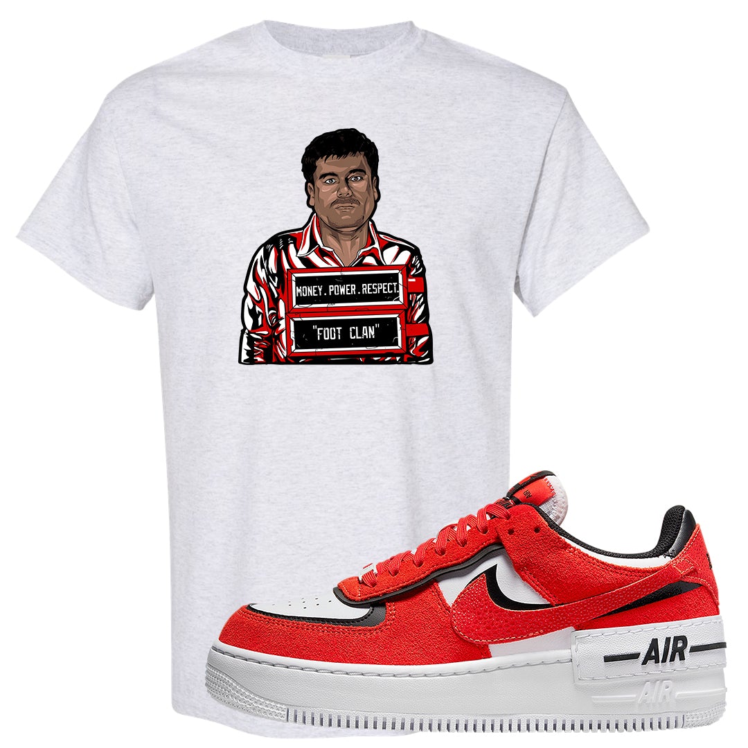 Shadow Chicago AF 1s T Shirt | El Chapo Illustration, Ash