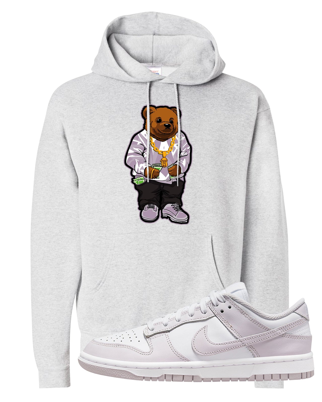 Venice Low Dunks Hoodie | Sweater Bear, Ash