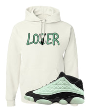 Single's Day Low 13s Hoodie | Lover, White