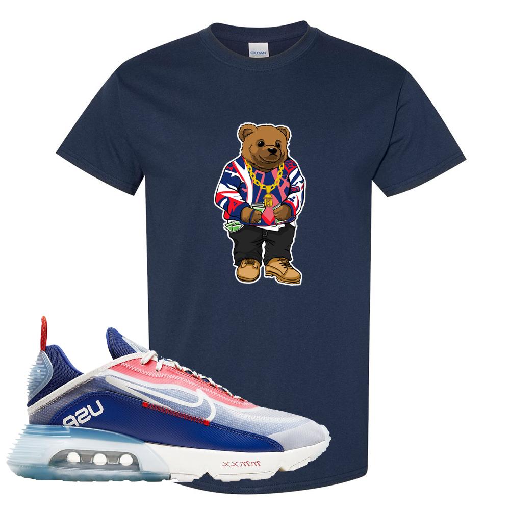 Team USA 2090s T Shirt | Sweater Bear, Navy