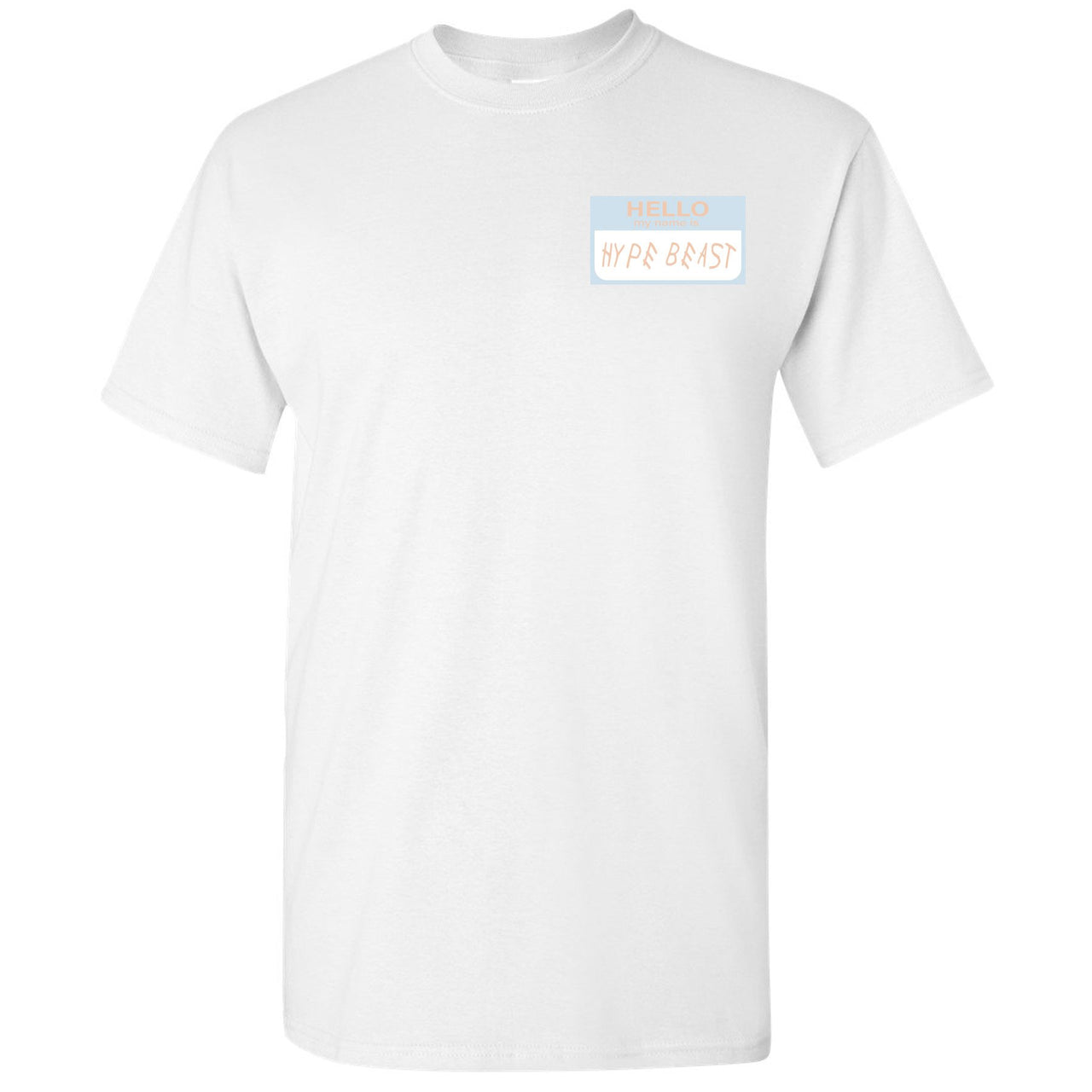 Hyperspace 350s T Shirt | Hello My Name Is Hype Beast Woe, White