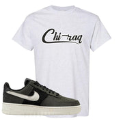 Furry Black Light Bone Low AF 1s T Shirt | Chiraq, Ash