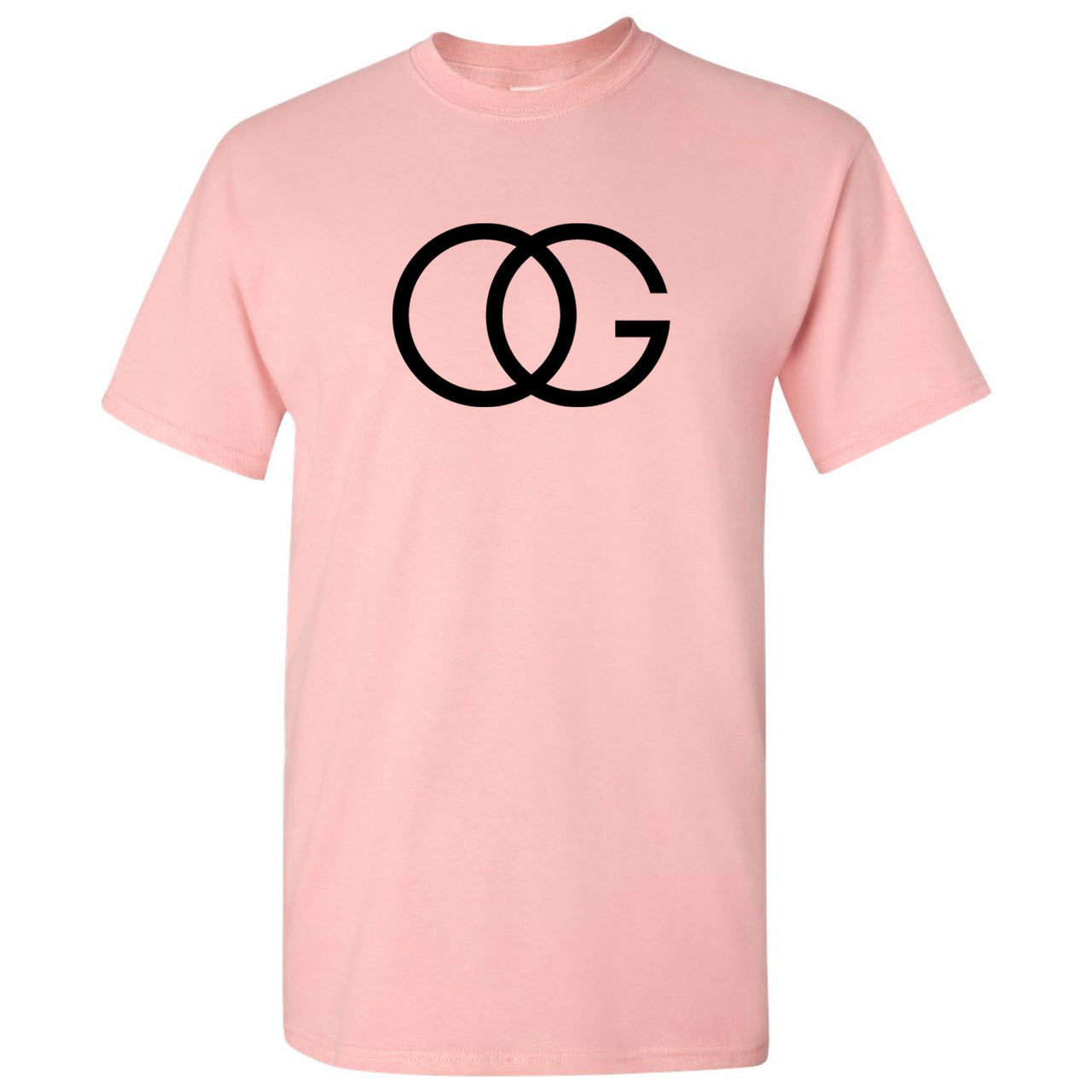 Crimson Tint 1s T Shirt | OG Logo, Light Pink