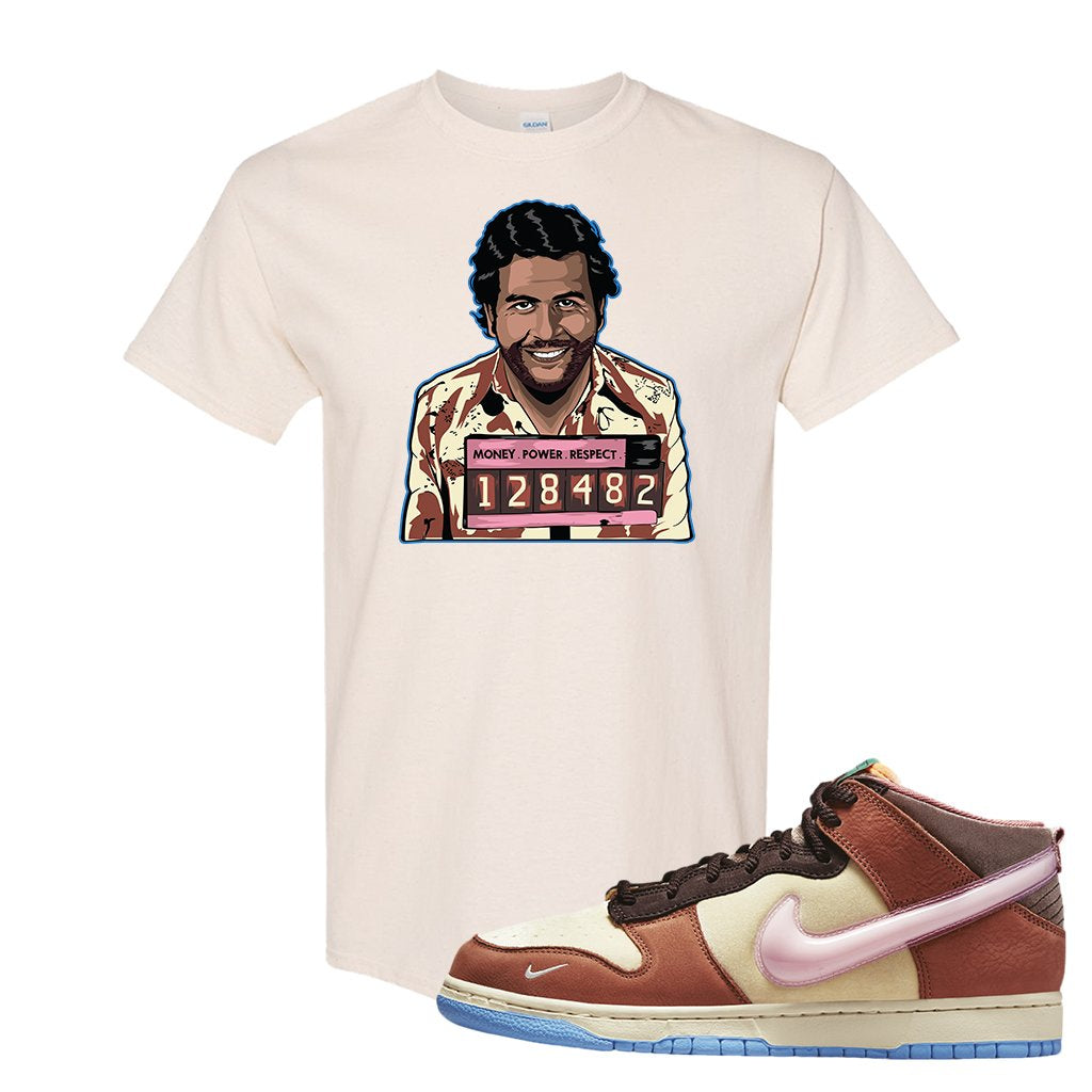 Chocolate Milk Mid Dunks T Shirt | Escobar Illustration, Natural