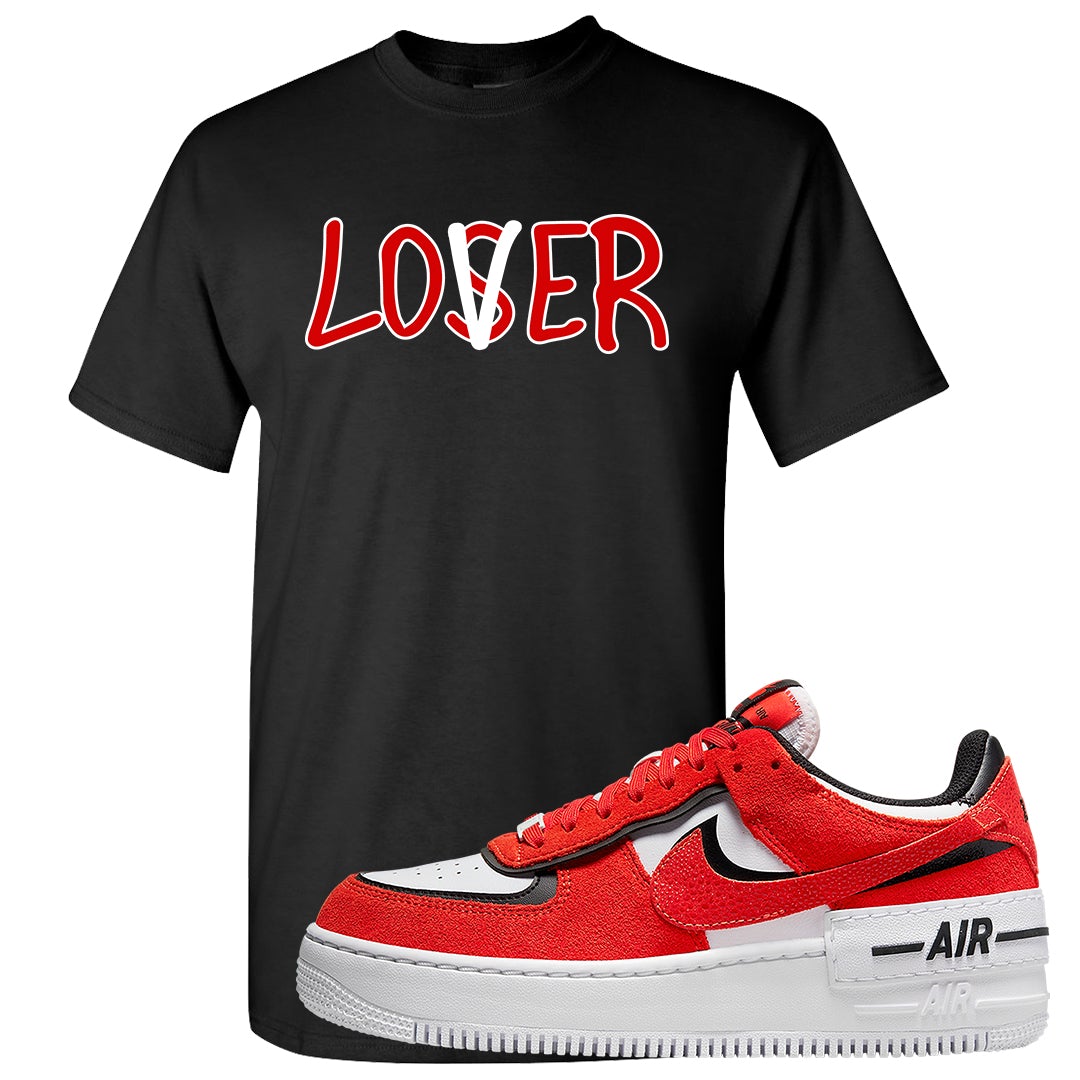 Shadow Chicago AF 1s T Shirt | Lover, Black