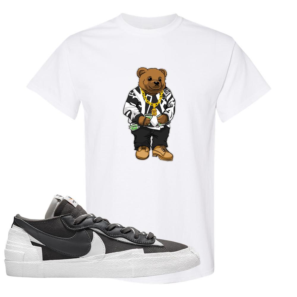 Iron Grey Low Blazers T Shirt | Sweater Bear, White