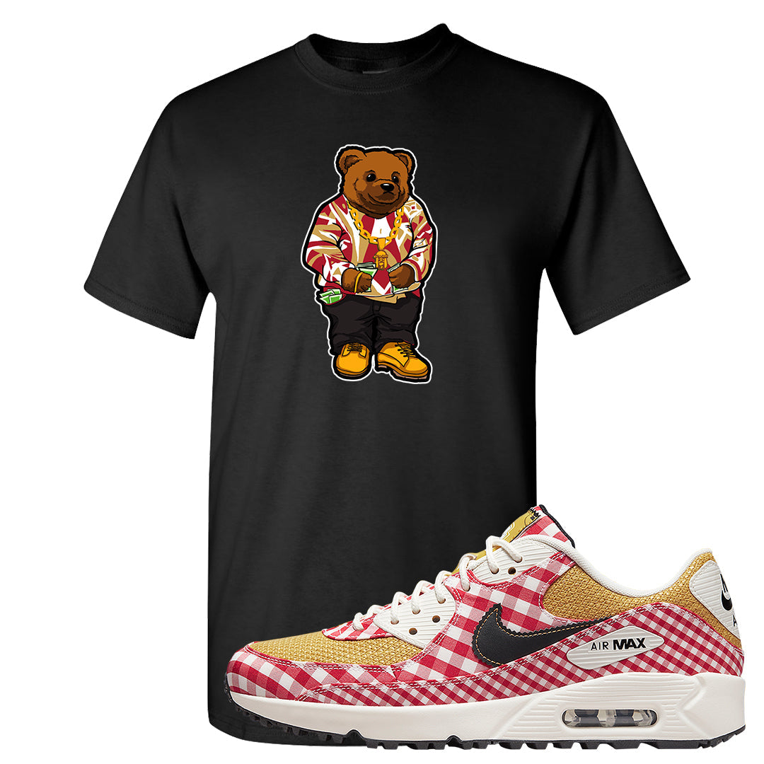 Picnic Golf 90s T Shirt | Sweater Bear, Black