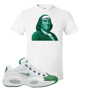 Question Low Green Toe T Shirt | Franklin Headband, White