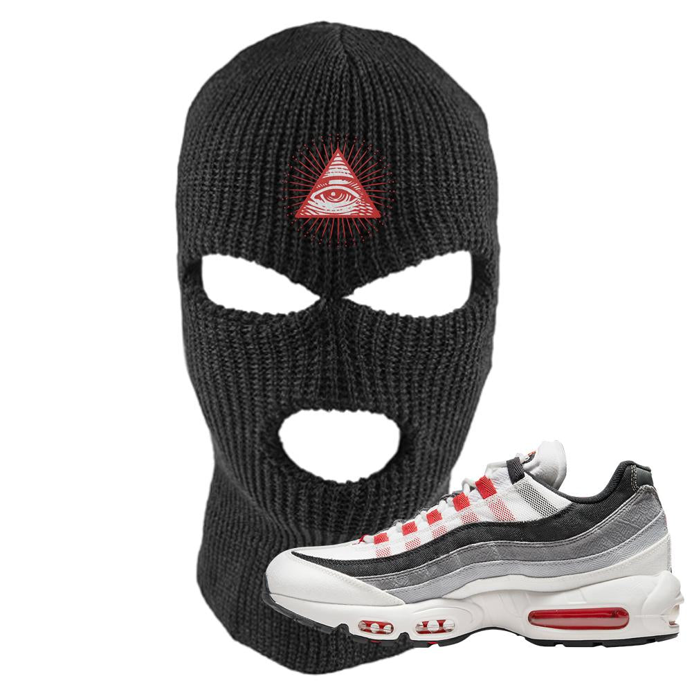 Comet 95s Ski Mask | All Seeing Eye, Black