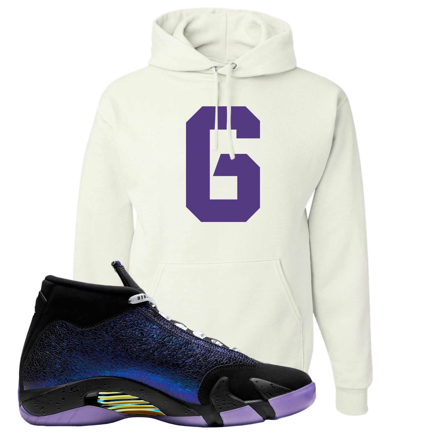 Doernbecher 14s Hoodie | Number 6, White