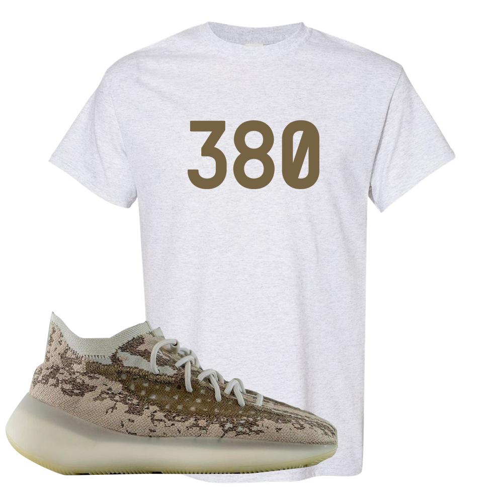 Stone Salt 380s T Shirt | 380, Ash