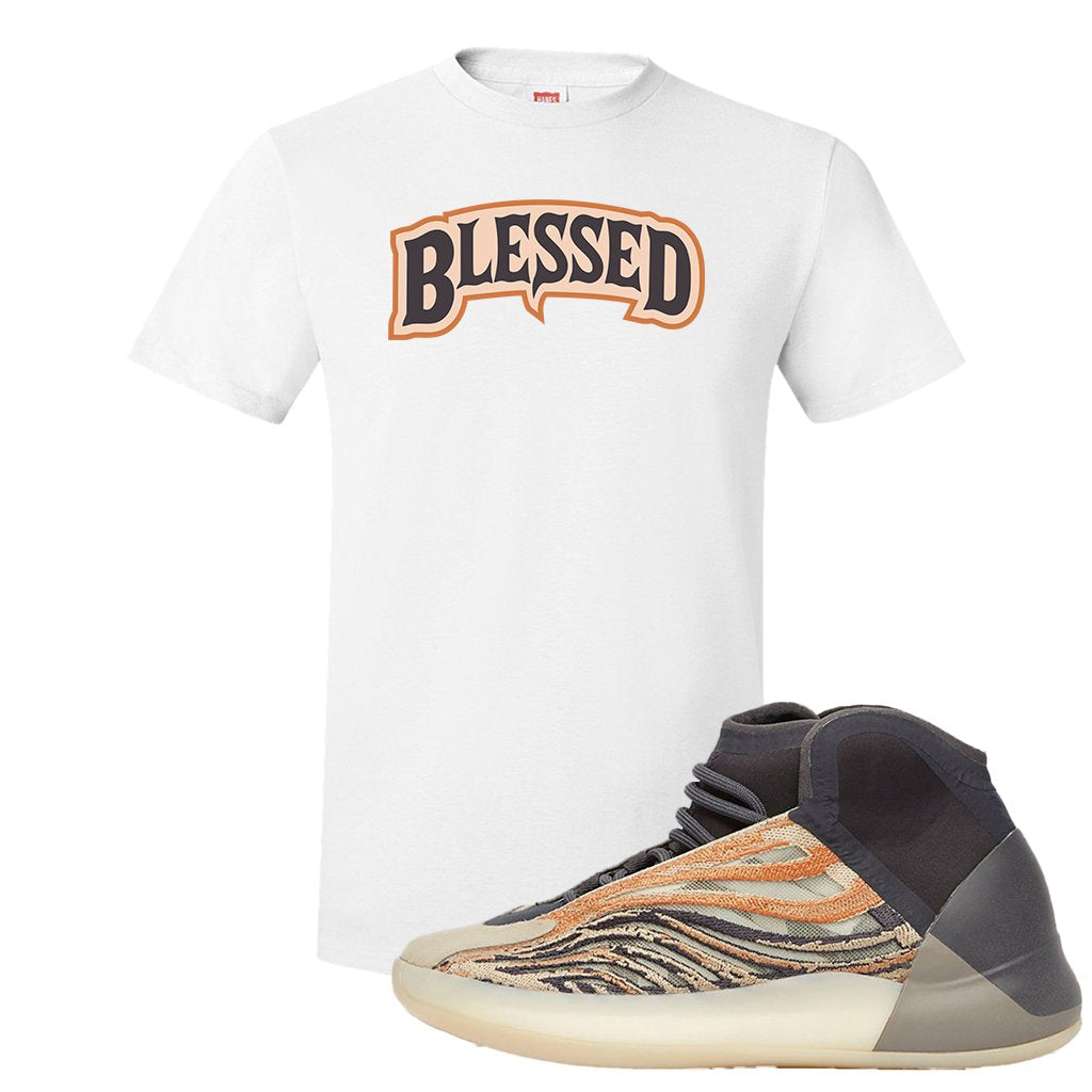 Yeezy Quantum Flash Orange T Shirt | Blessed Arch, White