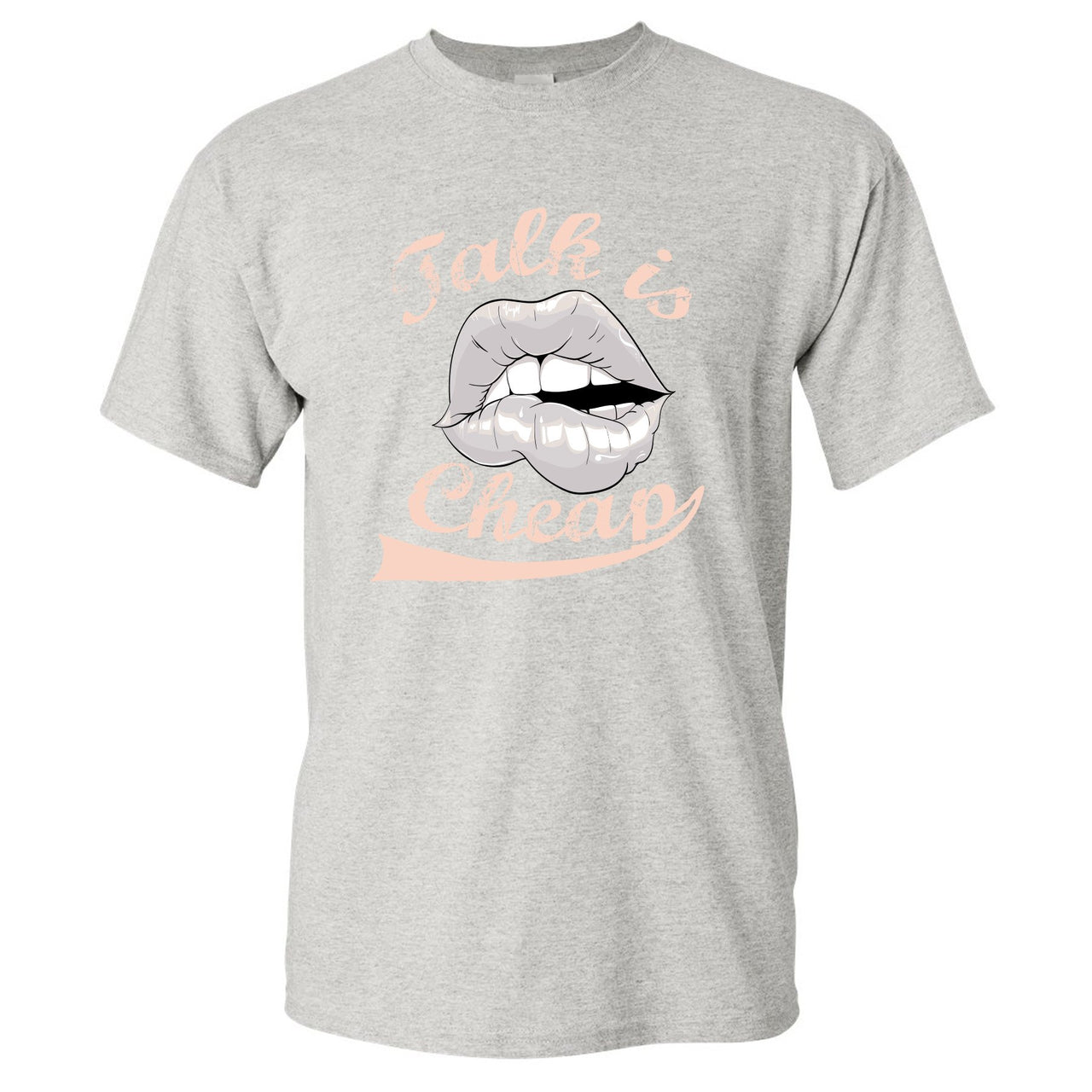 True Form v2 350s T Shirt | Talking Lips, Heathered Sports Gray