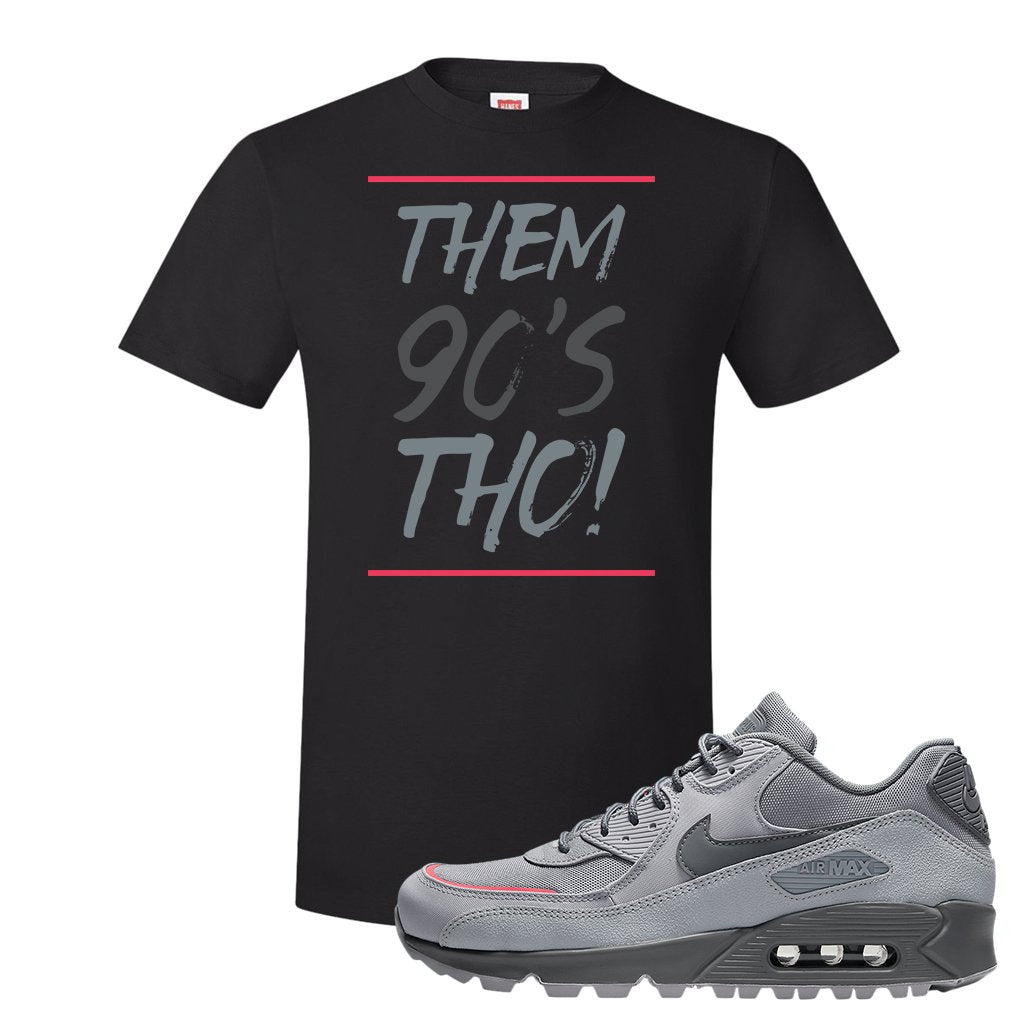 Wolf Grey Surplus 90s T Shirt | Them 90's Tho, Black