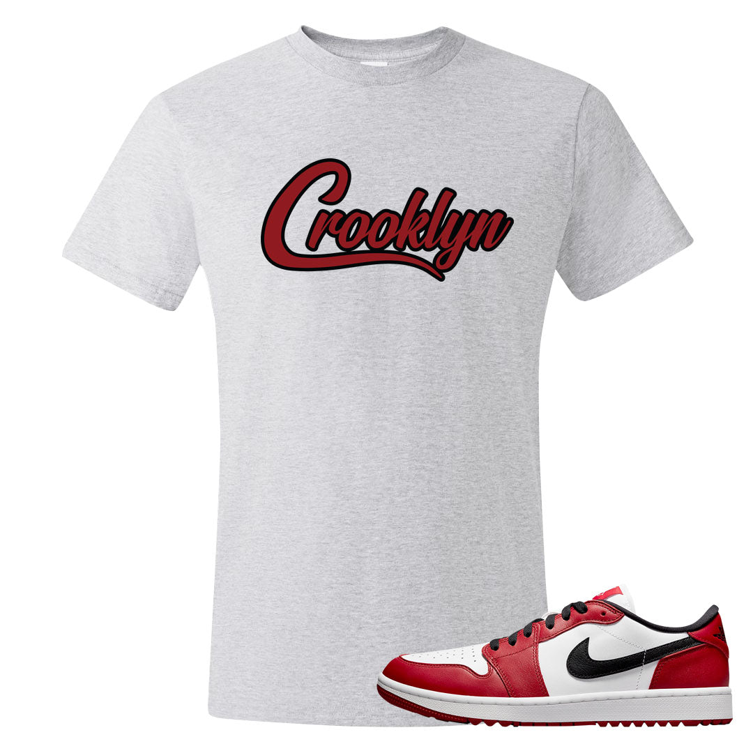 Chicago Golf Low 1s T Shirt | Crooklyn, Ash