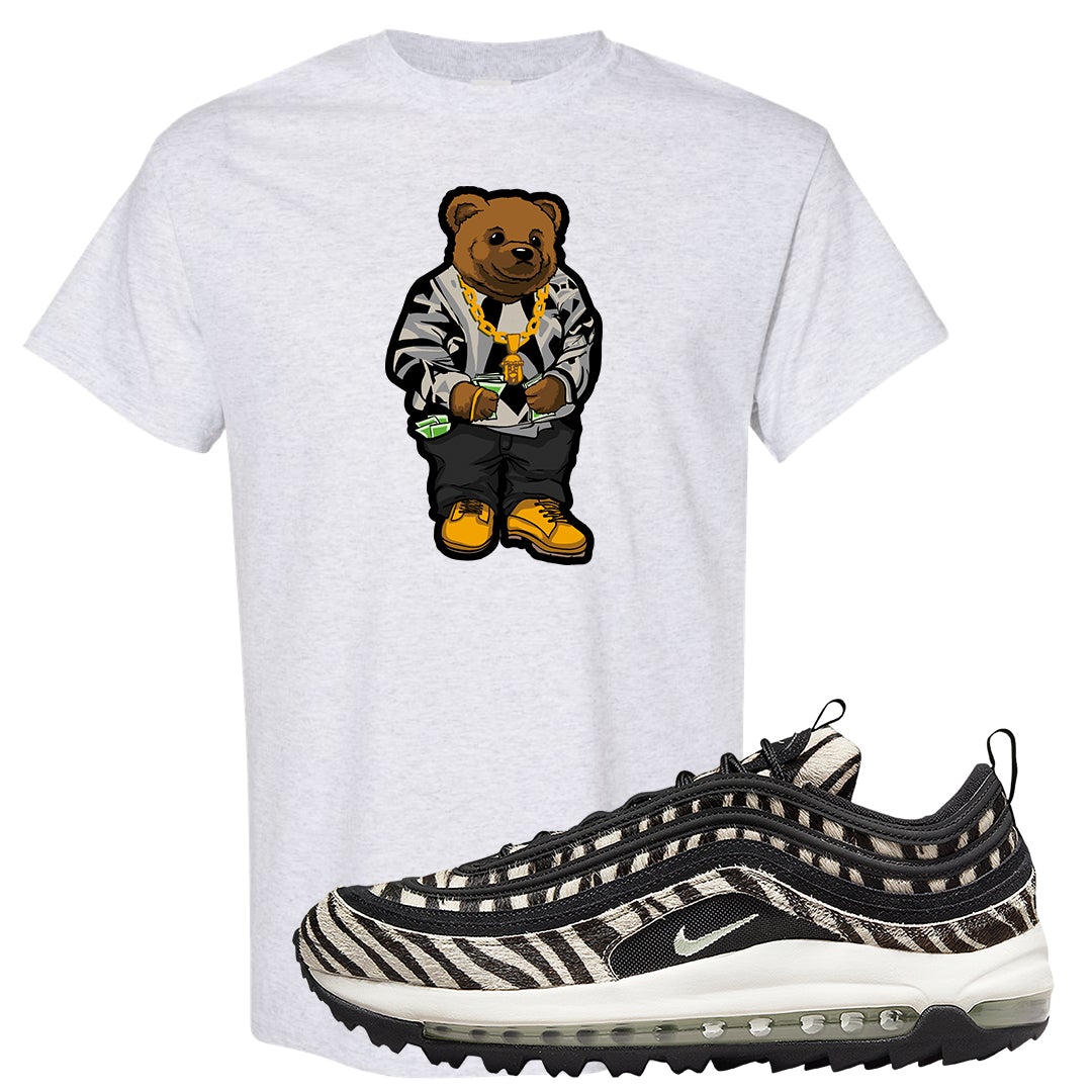Zebra Golf 97s T Shirt | Sweater Bear, Ash