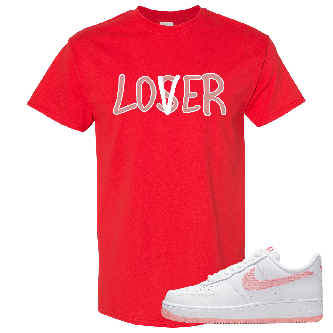Valentine's Day 2022 AF1s T Shirt | Lover, Red