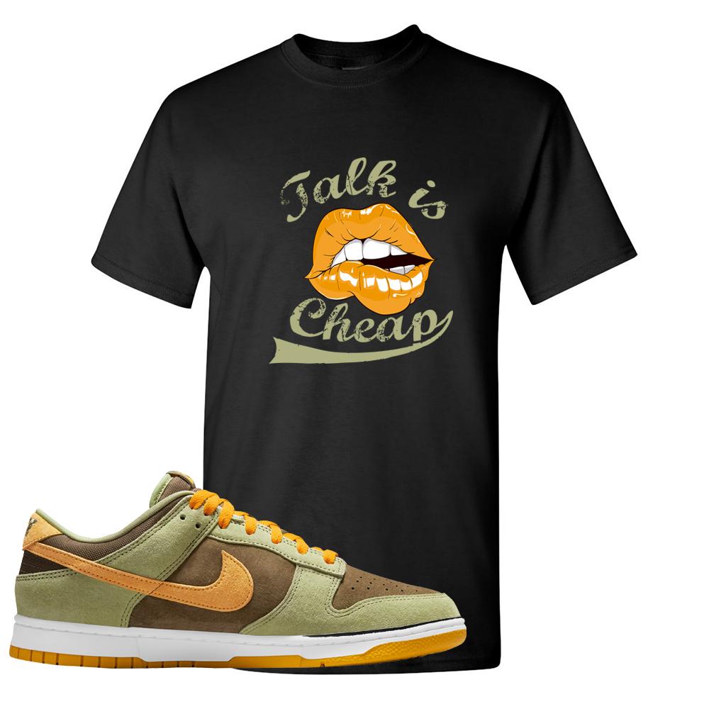 SB Dunk Low Dusty Olive T Shirt | Talk Is Cheap, Black