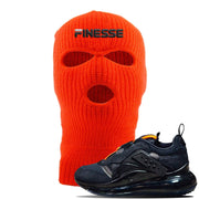 Air Max 720 OBJ Slip Sneaker Safety Orange Ski Mask | Hat to match Nike Air Max 720 OBJ Slip Shoes | Finesse
