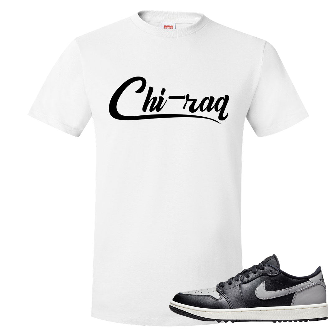 Shadow Golf Low 1s T Shirt | Chiraq, White