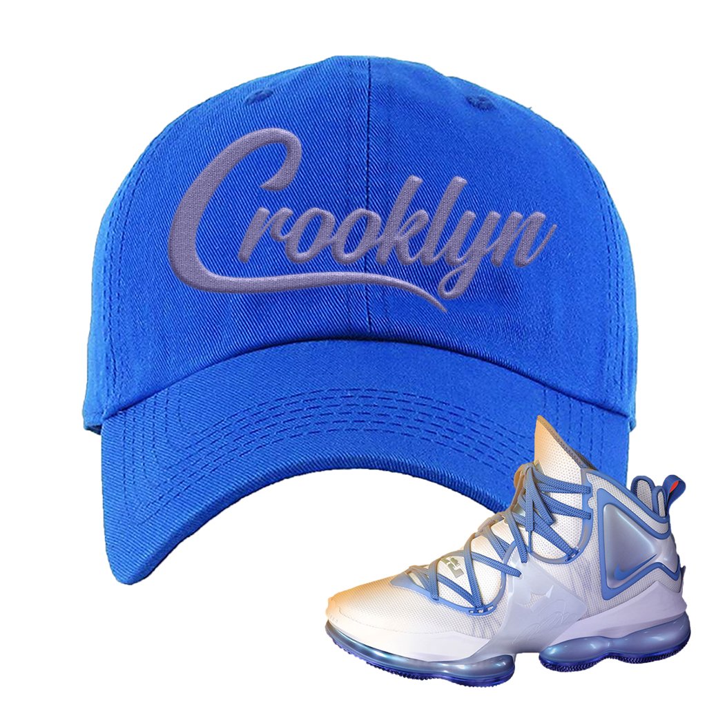Lebron 19 Sweatsuit Dad Hat | Crooklyn, Royal Blue