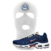 Obsidian AMRC Pluses Ski Mask | All Seeing Eye, White