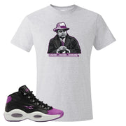 Eggplant Mid Questions T Shirt | Capone Illustration, Ash