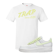 WMNS Color Block Mint 1s T Shirt | Trap To Rise Above Poverty, White