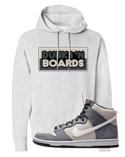 Medium Grey High Dunks Hoodie | Dunks N Boards, Ash