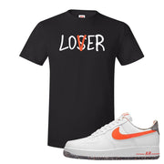 Air Force 1 Low Crimson Grind Rubber T Shirt | Lover, Black