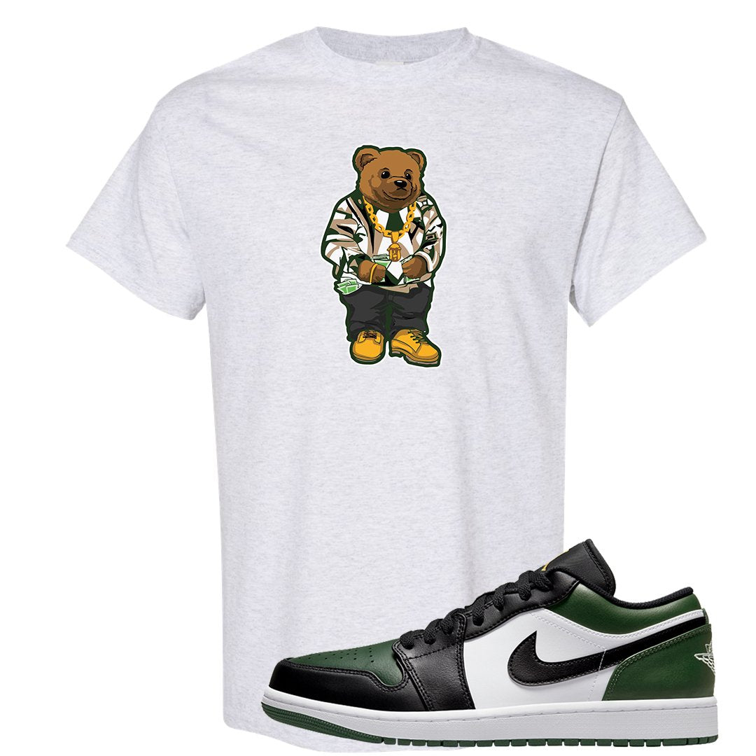 Green Toe Low 1s T Shirt | Sweater Bear, Ash