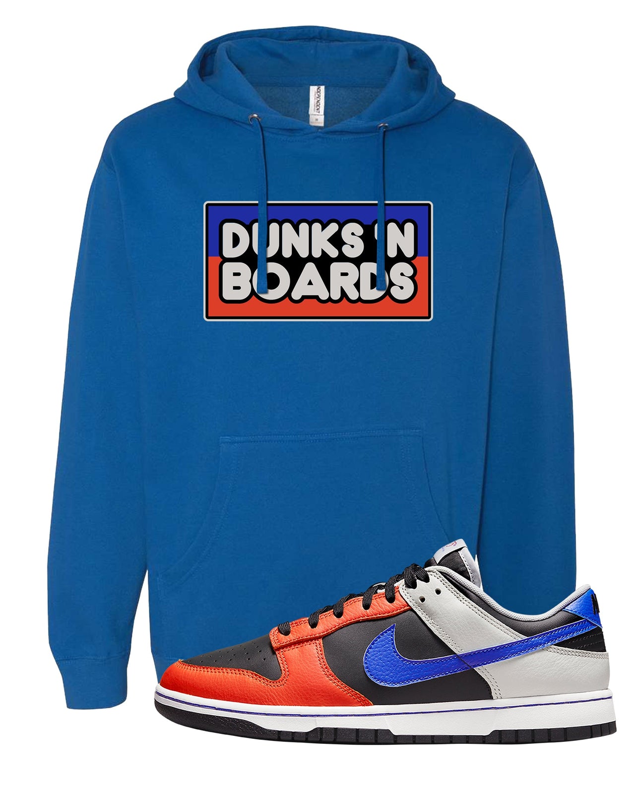 75th Anniversary Low Dunks Hoodie | Dunks N Boards, Royal
