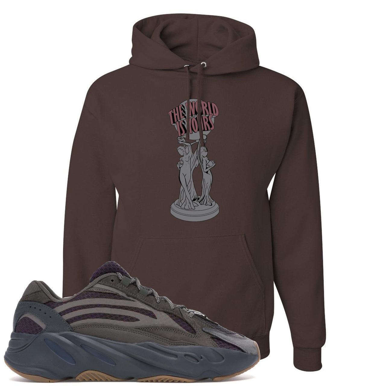 Geode 700s Hoodie | The World Is Yours, Brown