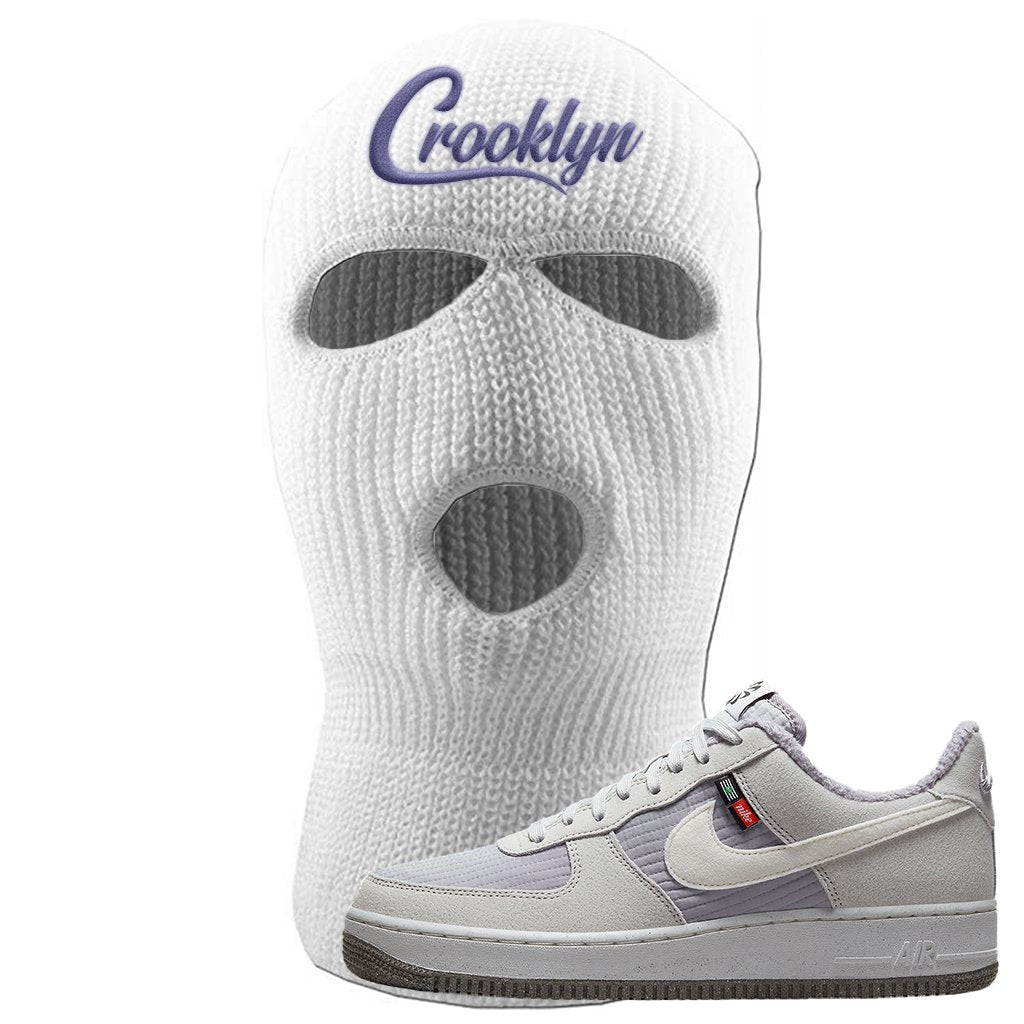 Toasty Low 1s Ski Mask | Crooklyn, White