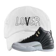 Playoff 12s Distressed Dad Hat | Lover, White